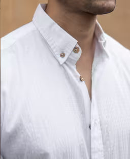White Lightweight Structured Shirt