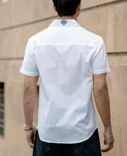 White Embroidered Shirt