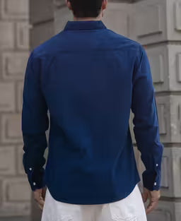 Navy Corduroy Shirt
