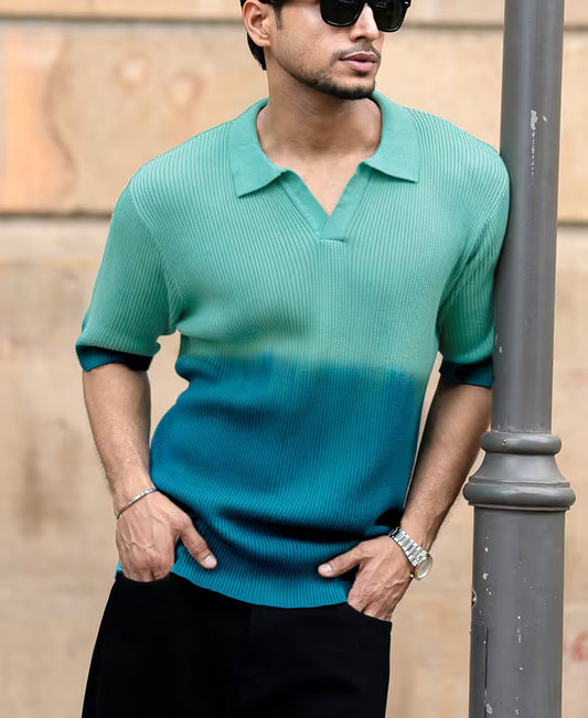 Aqua Blue Ombre T-Shirt