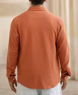 Russet Brown Cord Shirt